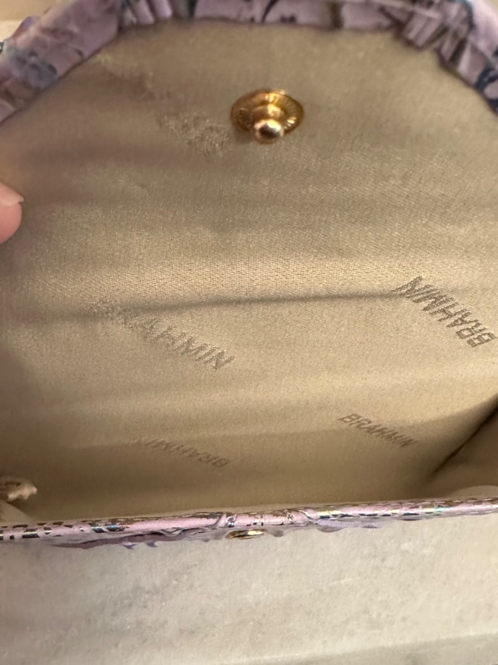 💜 EEUC Brahmin Violet Wonderland Eyeglass Case 💜 - Picture 3 of 5